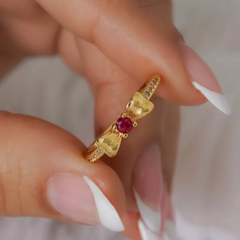 Anillo Scarlet Enchanted Ajustable + Empaque - 13050 - Foto 2