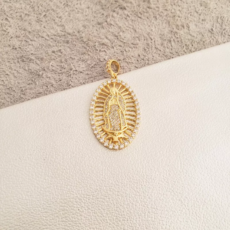 D Virgen Guadalupe Swarovski - 22146-CRISTAL