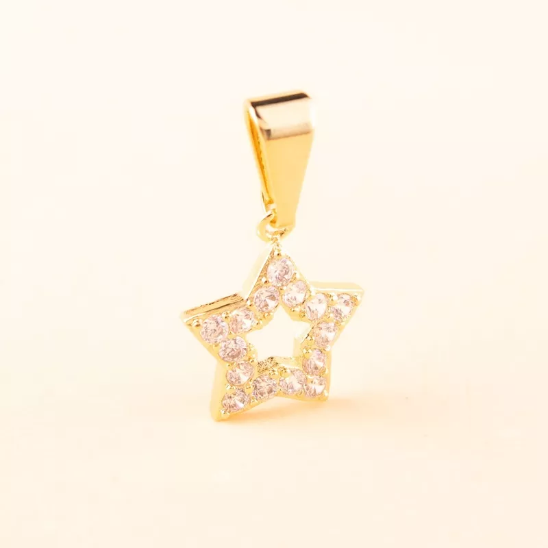 D Estrella con circonias - 23084