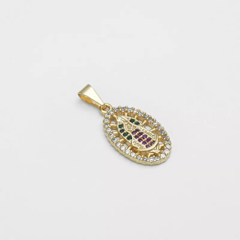 D Virgen Guadalupe Swarovski Med - 23146-COLORES - Foto 1