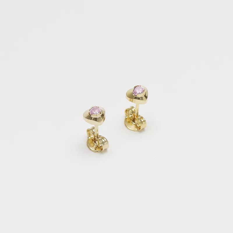 A Corazón Mini Circonia - 34045-ROSA - Foto 1