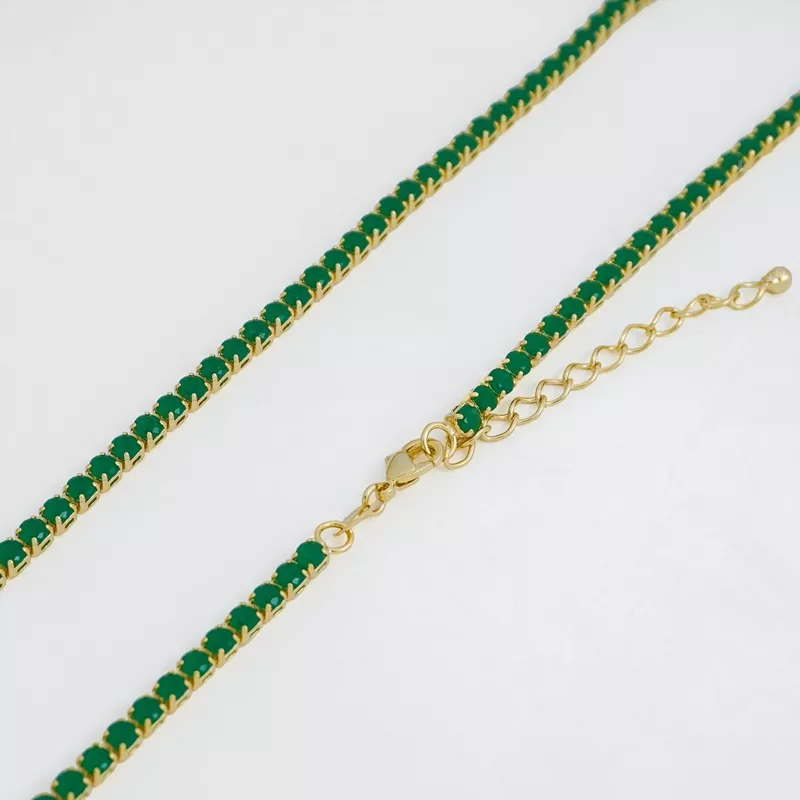 C Circonias Unisex 45 Cms Verde - 43001-VERDE