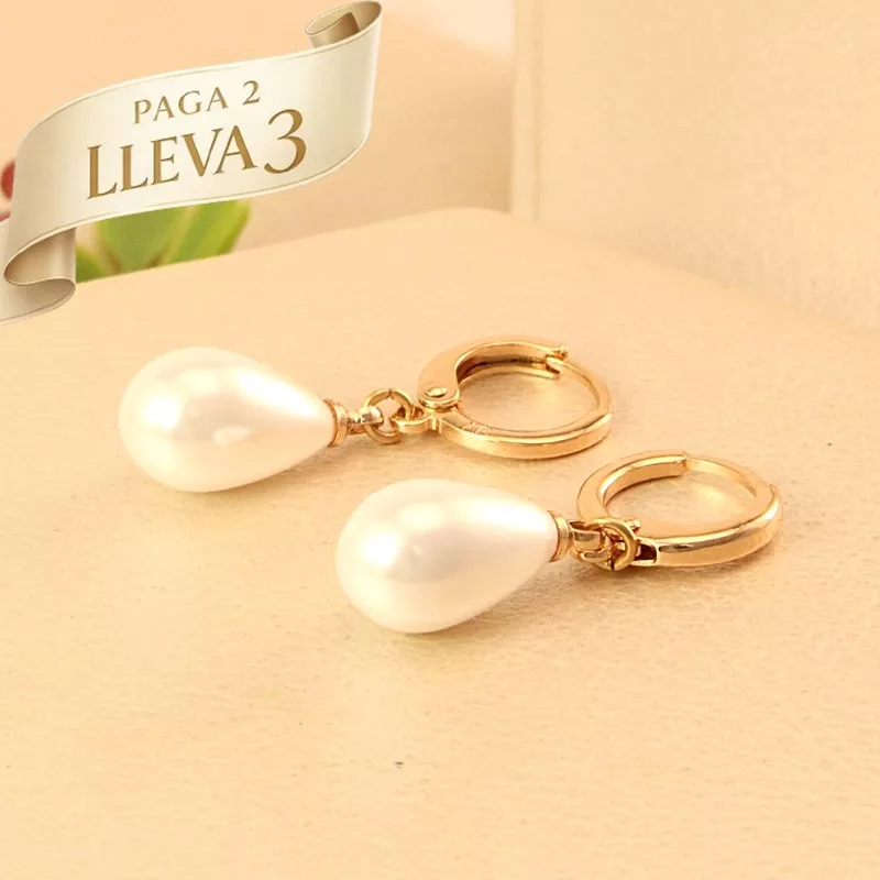 Are. Perlas Rodio 5cm - ARM968