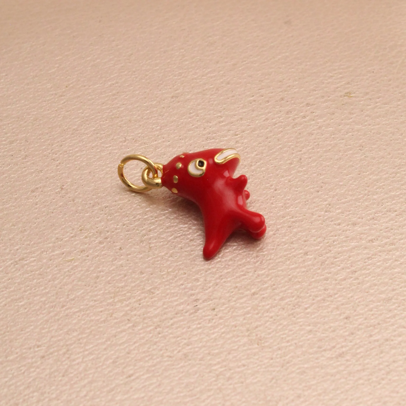 Dij. dinosaurio rojo rodio 2,5cm - DRG119 - Foto 1