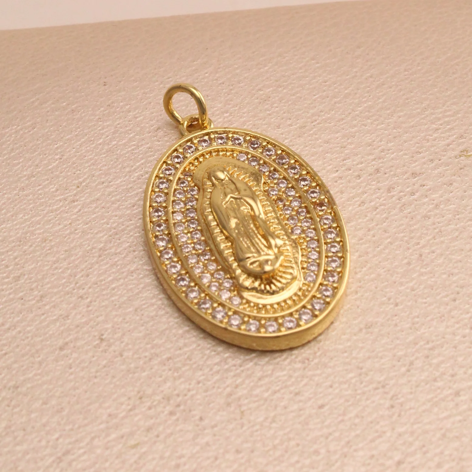 Dij. virgen guadalupe rodio 2,5cm - DRG162