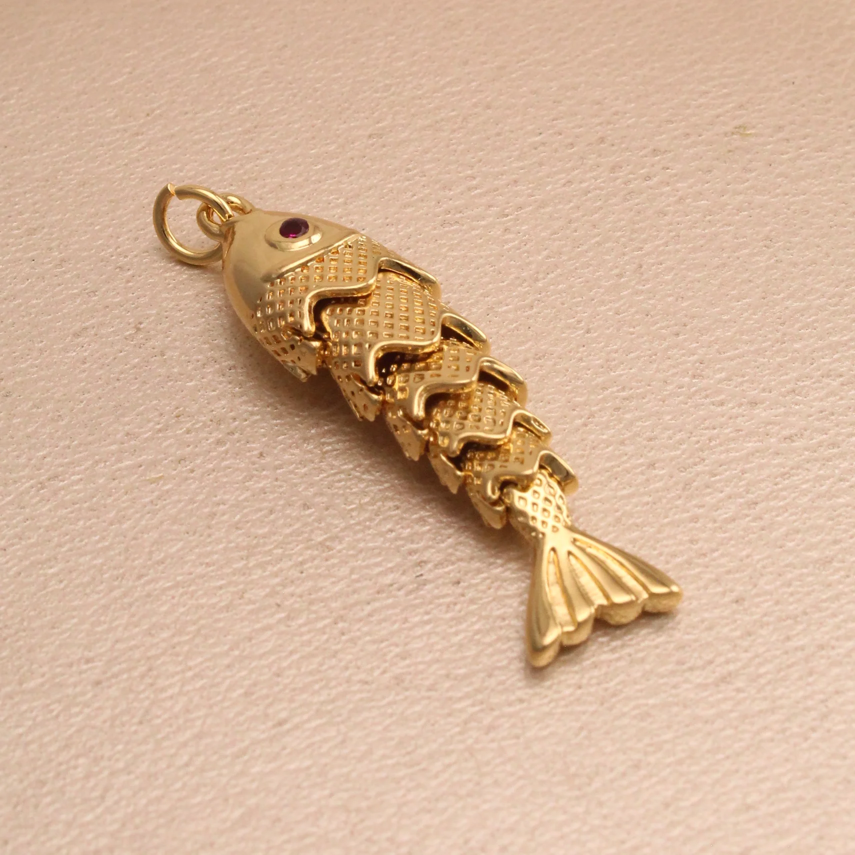 Dij. pescado rodio 3,7cm - DRG244