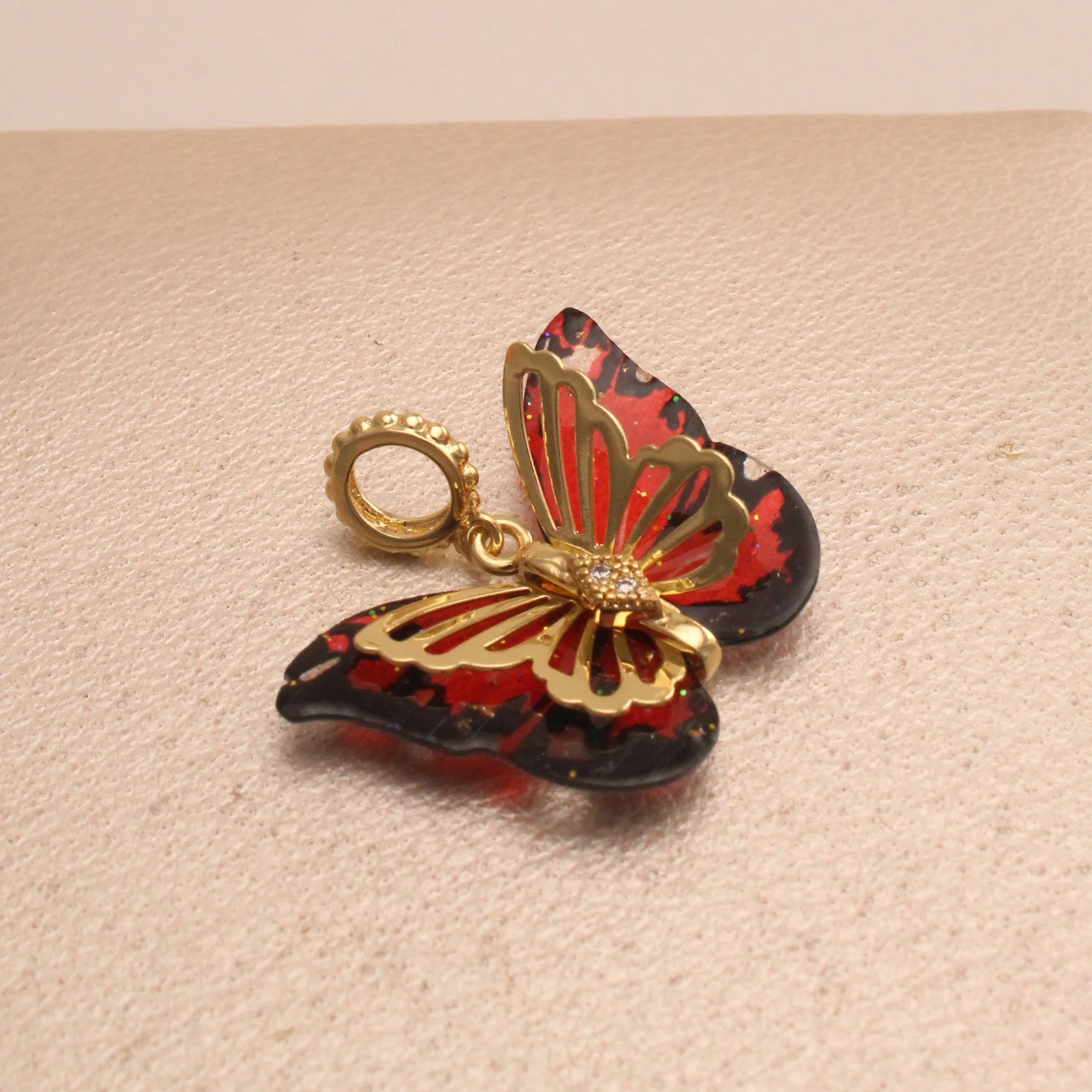 Dij. mariposa cafe rodio 2cm - DRG532