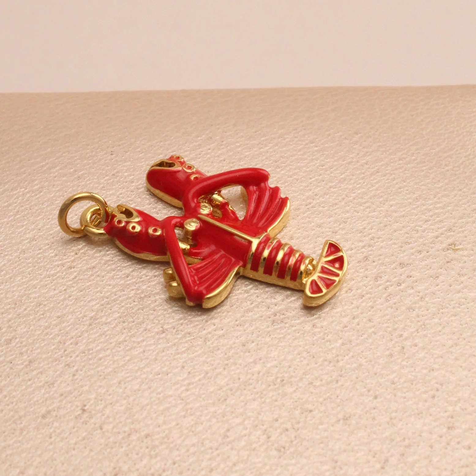 Dij. langosta rodio 2,5cm - DRG604