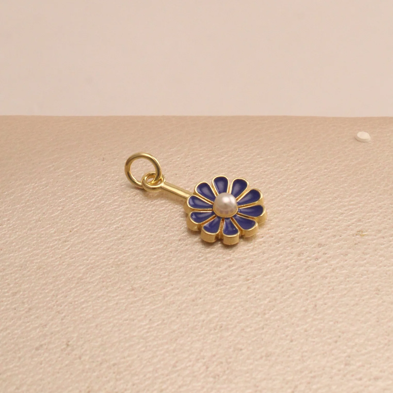 Dij. flor azul rodio 2,5cm - DRG992
