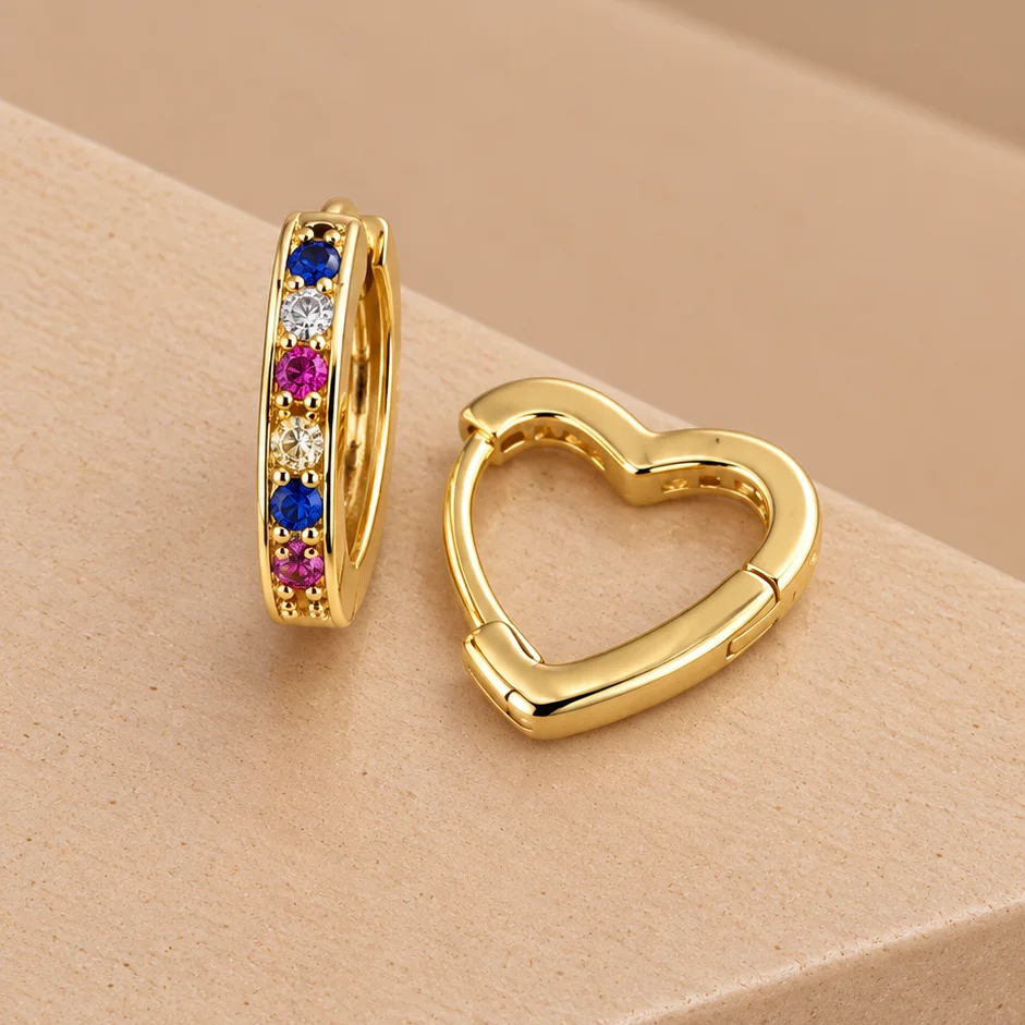 Can. cm corazon circones rodio 1.3cm - KRG429