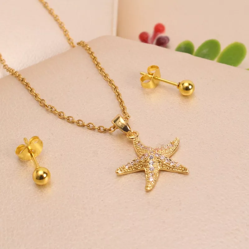 Set. Estrella De Mar Rodio 45cm - NRF303