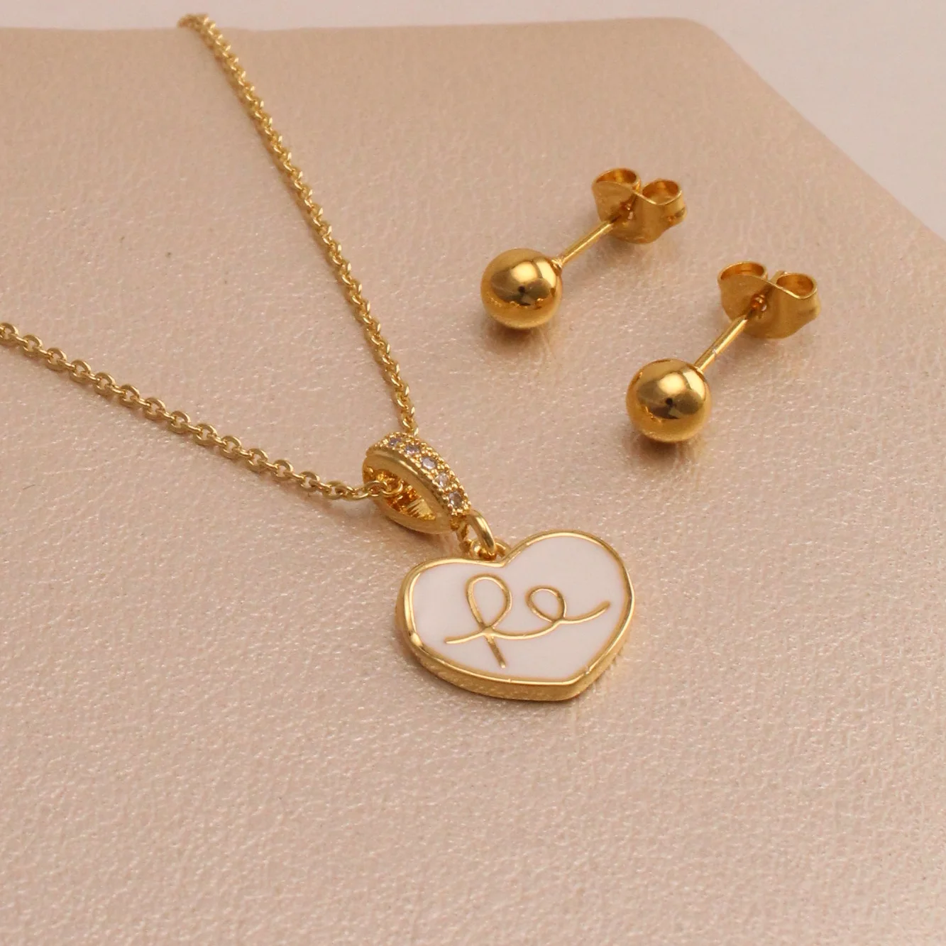 Set. corazon fe rodio 45cm - NRG924