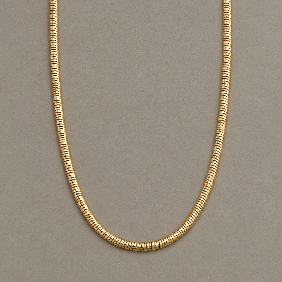 Cad. cm serpiente rodio 55cm - ORG748