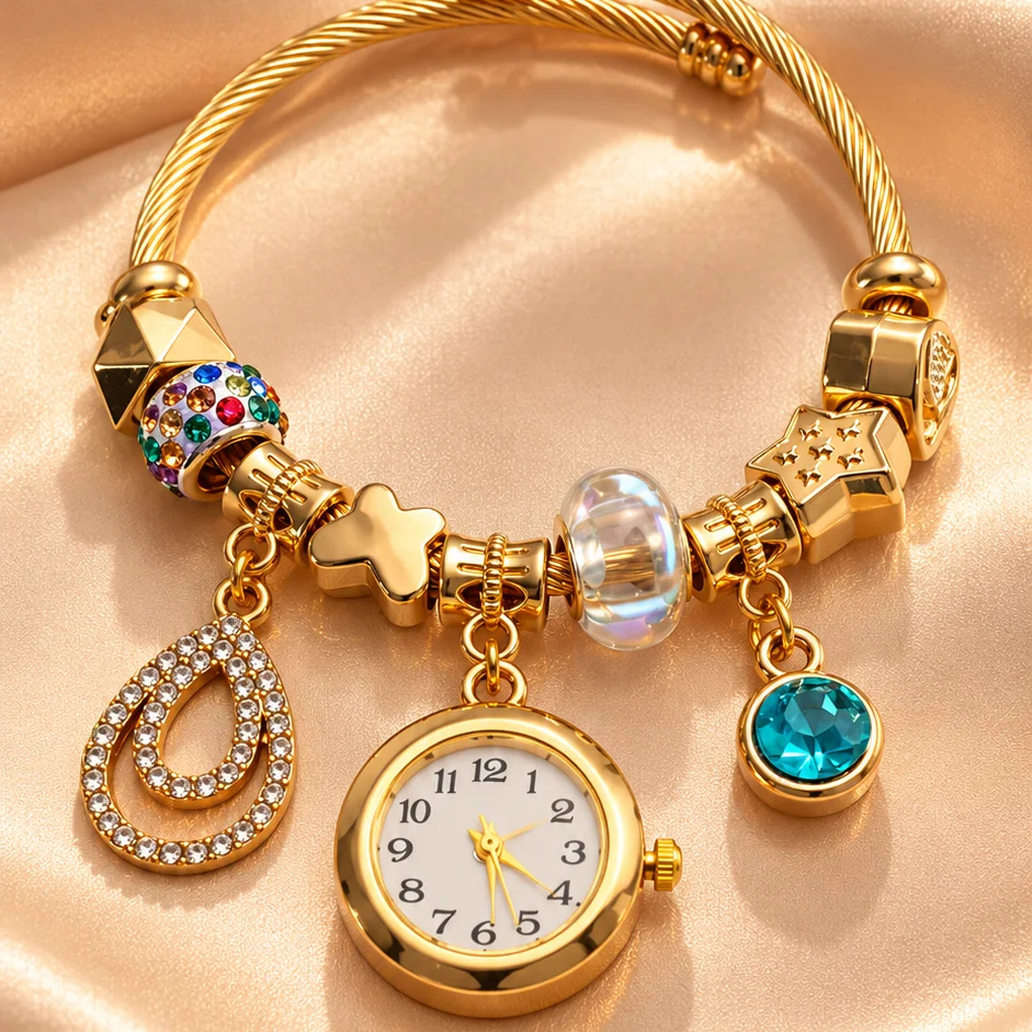 Pul. tipo pan reloj gota azul acero graduable - PAN069