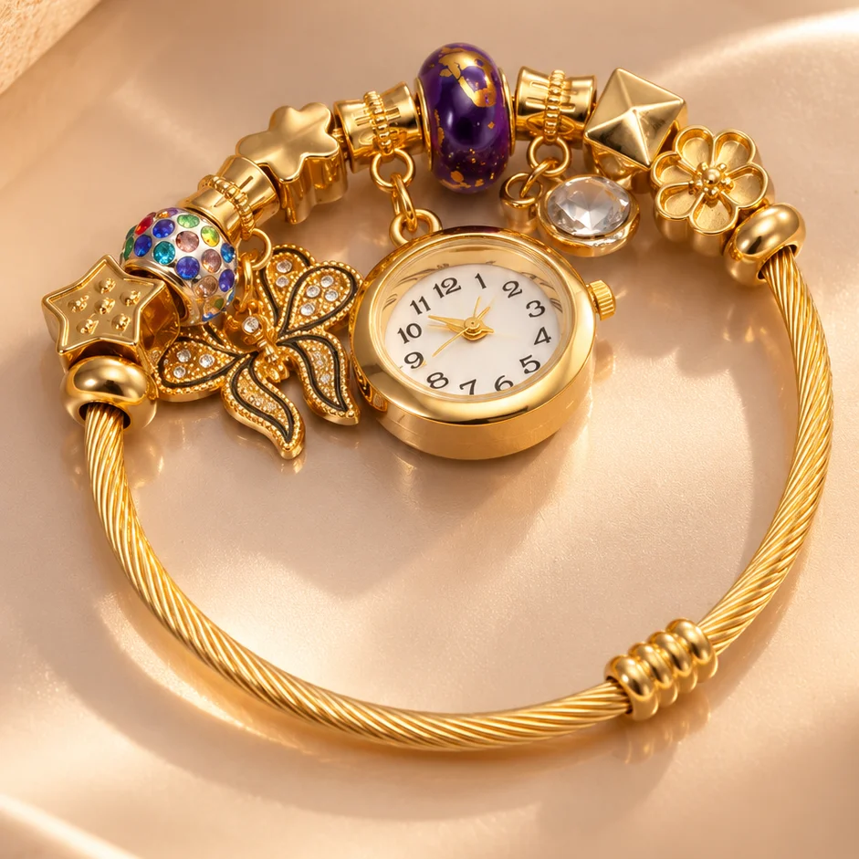 Pul. tipo pan reloj corbata negra acero graduable - PAN075