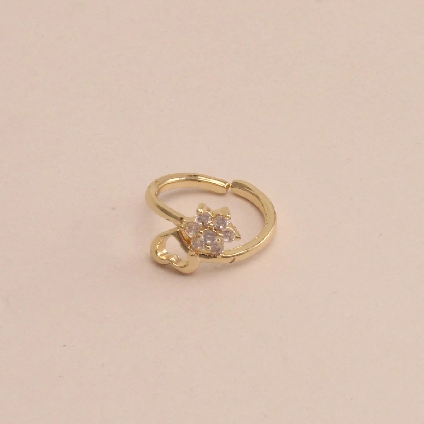 Ani. nina flor corazon rodio - RRG164
