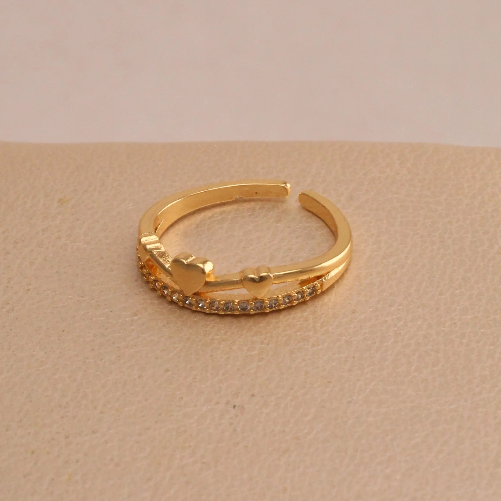 Ani. corazon micro zircon rodio rodio graduable - RRG452 - Foto 1