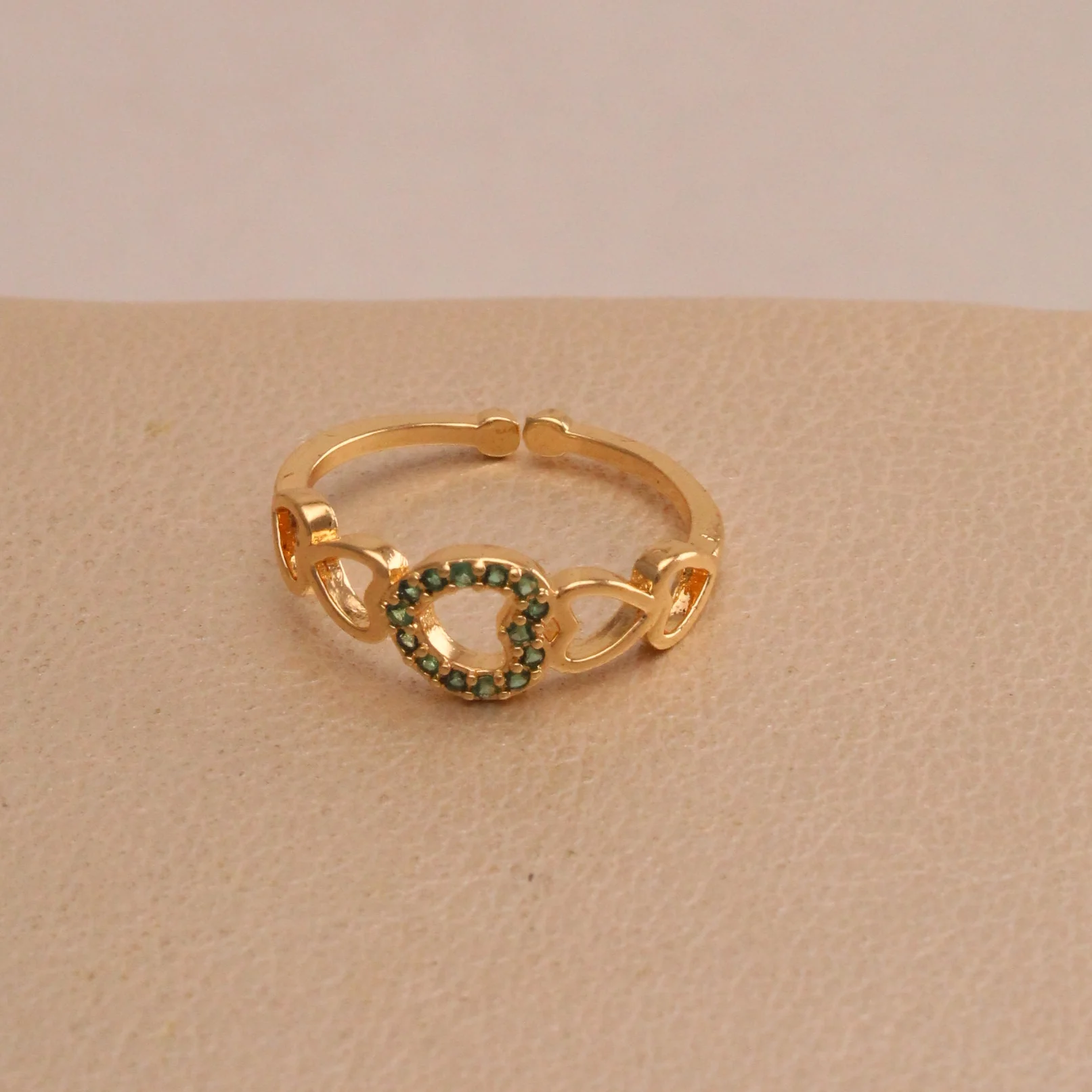 Ani. corazon circones rodio rodio graduable - RRG860