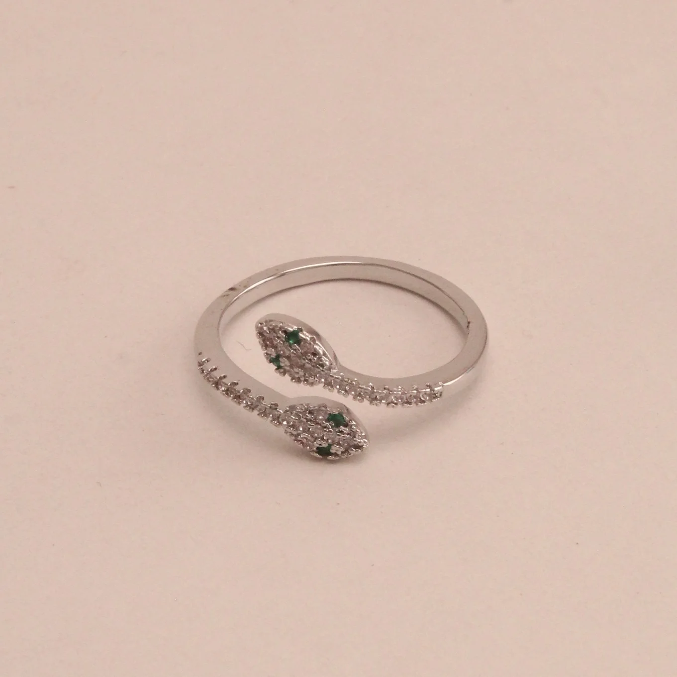 Ani. serpiente plateado rodio graduable - RRS690 - Foto 1