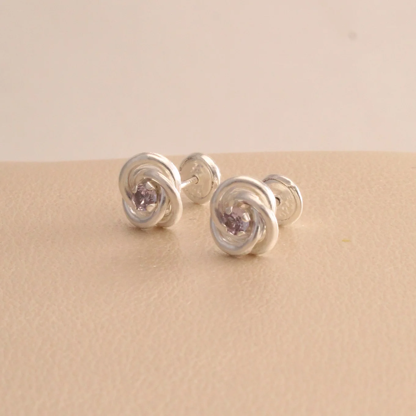 Top. rosa circon plata 0.7cm - TPS562 - Foto 1