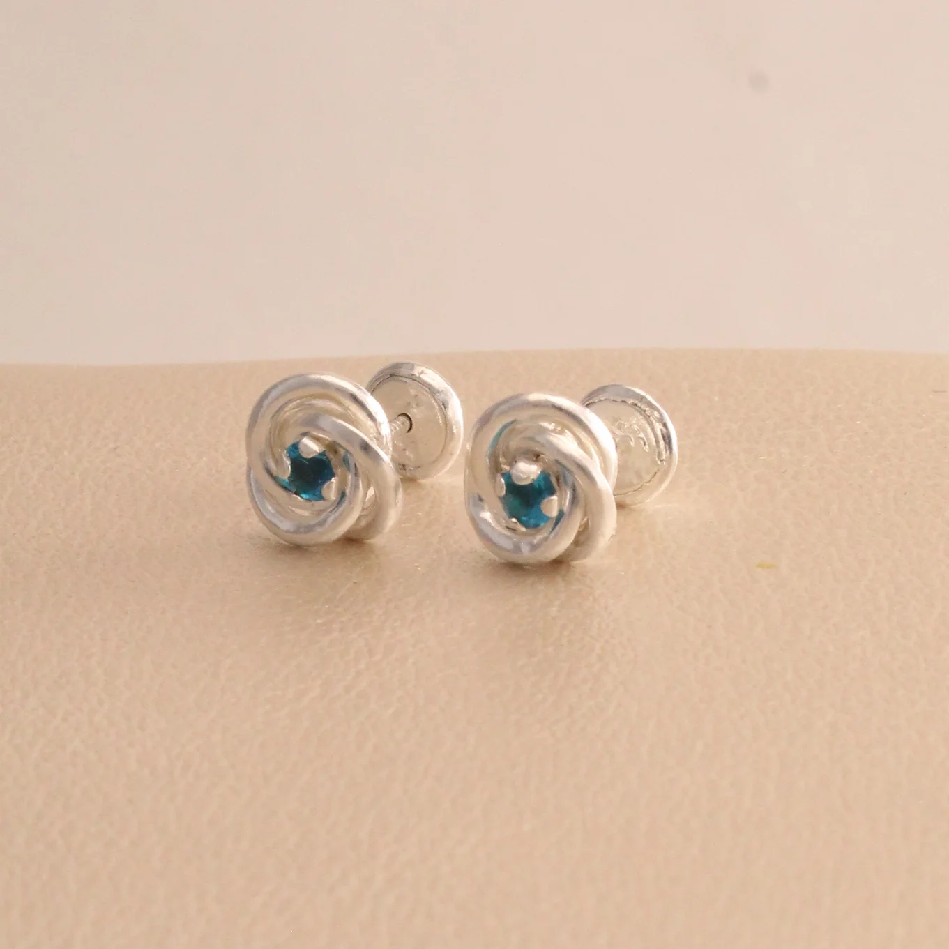 Top. rosa circon plata 0.7cm - TPS924 - Foto 1