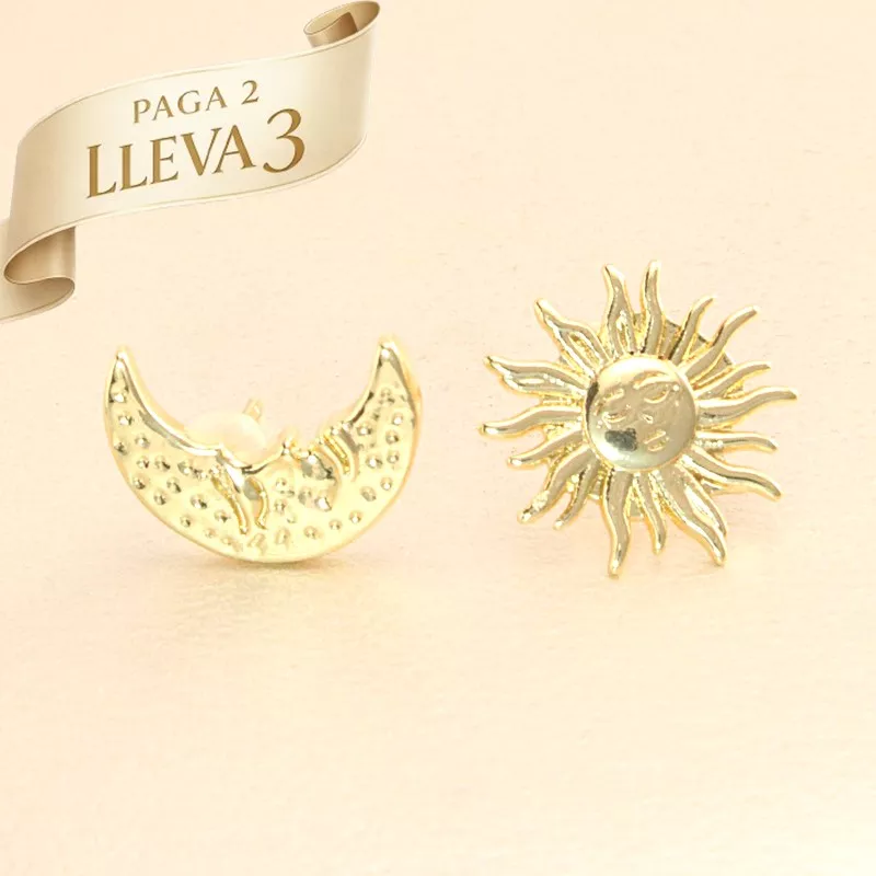 Top. Sol  Y Luna Rodio 2cm - TRL264 - Foto 1